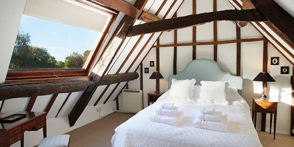 Romantic beams of Felltree Cottage, Gloucestershire