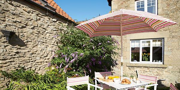 Enjoy sitting outside and dining al fresco at Heather Cottage, Yorkshire