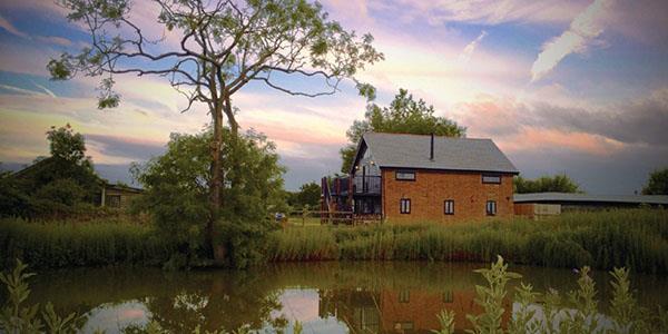 Stunning skies over The Granary, Suffolk