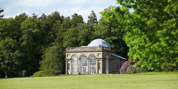 Temple of Diana was once an orangery on Weston Park estate, you can now stay in it!