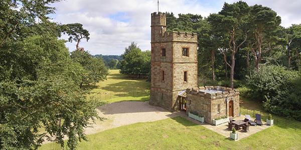 The Knoll Tower was a fromer Victorian hunting lodge on Weston Park Estate. 