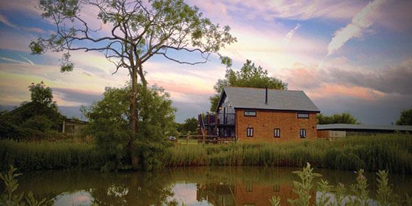 Stunning sky's over The Granary, Suffolk