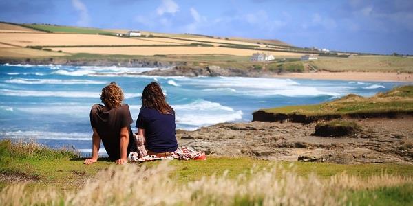 Couple enjoying a honeymoon break in the UK