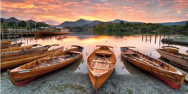 Take your special someone on a romantic row across the lakes in the Lake District