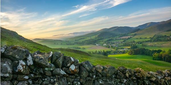 UK summer holiday in the countryside