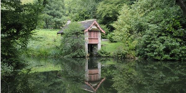 Boat house in Woodchester Park